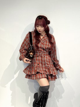 「アイテム（雑貨/ホビー）」を使った、MARIさん（レディース・153cm）の秋コーディネート