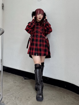 「アイテム（ブーツ）」を使った、MARIさん（レディース・153cm）の夏コーディネート