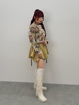 「jouetie（ジュエティ）のアイテム」を使った、MARIさん（骨格ストレート・レディース・153cm）の冬コーディネート