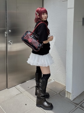 「jouetie（ジュエティ）のアイテム」を使った、MARIさん（骨格ストレート・レディース・153cm）の春コーディネート
