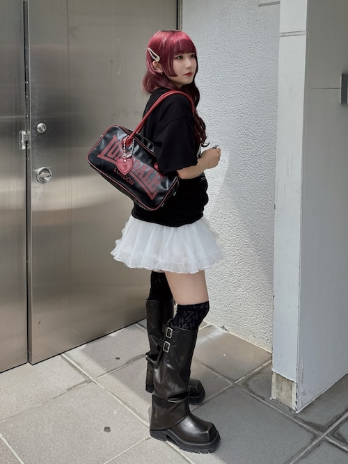 LONSDALE×jouetie】エナメルボストンBAG（ボストンバッグ