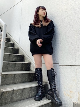 「アイテム（その他トップス）」を使った、MARIさん（レディース・153cm）の冬コーディネート