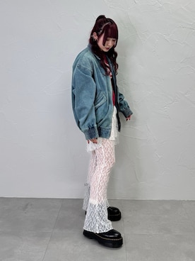 「jouetie（ジュエティ）のアイテム（ブルゾン）」を使った、MARIさん（レディース・153cm）の冬コーディネート