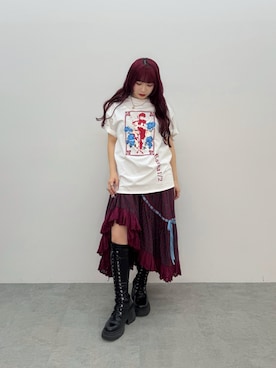 「jouetie（ジュエティ）のアイテム」を使った、MARIさん（骨格ストレート・レディース・153cm）の春コーディネート