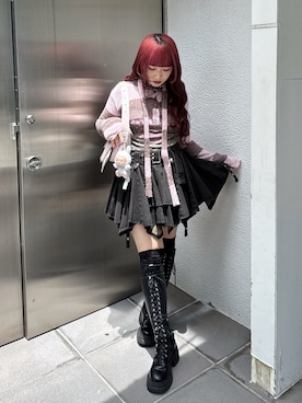 「jouetie（ジュエティ）のアイテム」を使った、MARIさん（骨格ストレート・レディース・153cm）の夏コーディネート