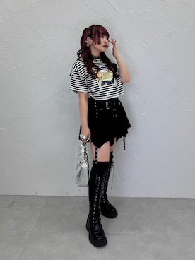 「jouetie（ジュエティ）のアイテム」を使った、MARIさん（骨格ストレート・レディース・153cm）の春コーディネート