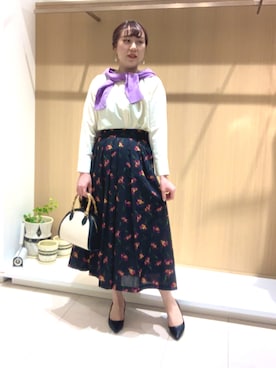 「ボストンバッグ」｜kloopさん（レディース・162cm）の春コーディネート