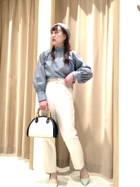 「ほめられ本命コーデ」｜「アイテム（パンプス）」を使った、kloopさん（レディース・162cm）の冬コーディネート