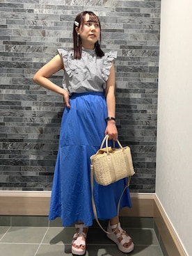 「Te chichi（テチチ）のアイテム」を使った、kloopさん（レディース・162cm）の夏コーディネート