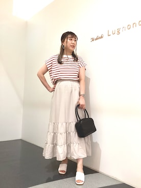 「マリン」｜「アイテム（その他）」を使った、kloopさん（レディース・162cm）の夏コーディネート