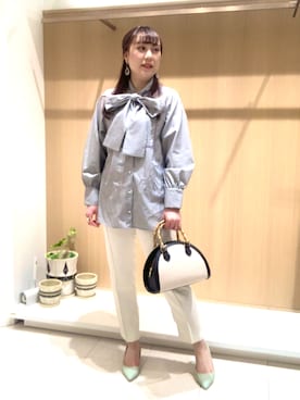 「ボストンバッグ」｜kloopさん（レディース・162cm）の春コーディネート