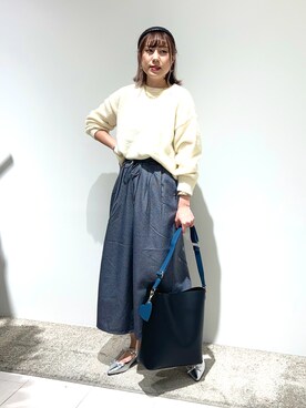 「Te chichi TERRASSE（テチチテラス）のアイテム（パンツ）」を使った、kloopさん（レディース・162cm）の秋コーディネート