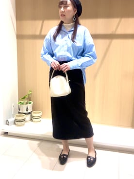 「ハイネックトップス」｜kloopさん（レディース・162cm）の春コーディネート