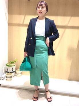 「いまどきジャケット写真」｜「アイテム（サンダル）」を使った、kloopさん（レディース・162cm）の春コーディネート