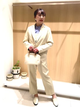 「Te chichi TERRASSE（テチチテラス）のアイテム（テーラードジャケット）」を使った、kloopさん（レディース・162cm）の春コーディネート