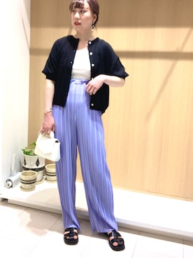 「いまどきジャケット写真」｜「アイテム（サンダル）」を使った、kloopさん（レディース・162cm）の春コーディネート