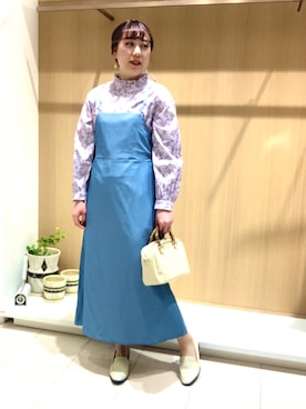 「ボストンバッグ」｜kloopさん（レディース・162cm）の春コーディネート