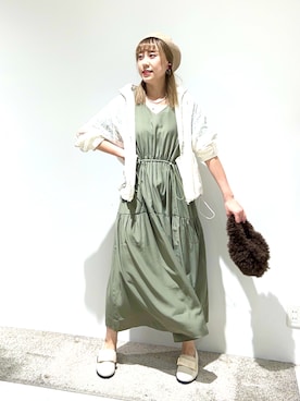 「Te chichi TERRASSE（テチチテラス）のアイテム（ジャケット/アウター）」を使った、kloopさん（レディース・162cm）の秋コーディネート