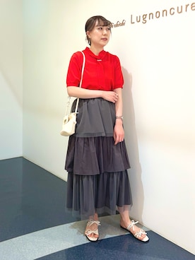 「Te chichi TERRASSE（テチチテラス）のアイテム」を使った、kloopさん（レディース・162cm）の春コーディネート