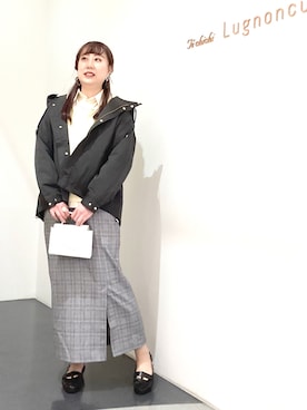「ほめられ本命コーデ」｜「アイテム（マウンテンパーカー）」を使った、kloopさん（レディース・162cm）の冬コーディネート