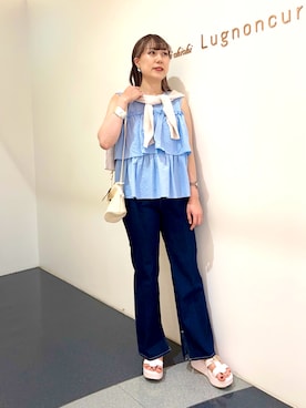 「RANDA（ランダ）のアイテム」を使った、kloopさん（レディース・162cm）の春コーディネート