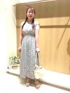 「Te chichi TERRASSE（テチチテラス）のアイテム（アクセサリー）」を使った、kloopさん（レディース・162cm）の夏コーディネート