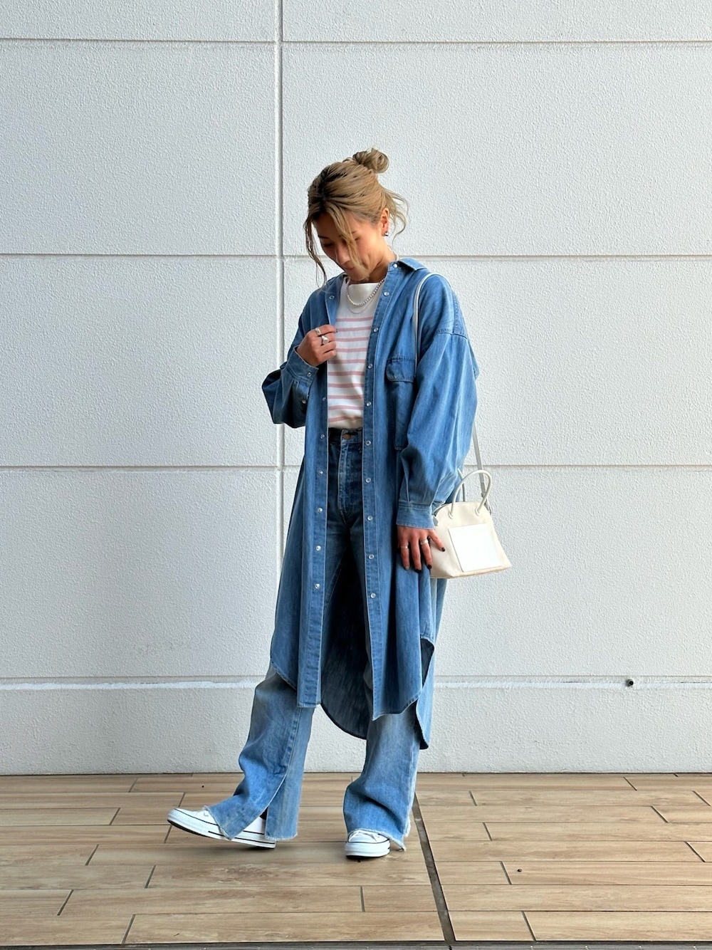 Marie Miller デニムシャツドレス（シャツワンピース）｜Marie