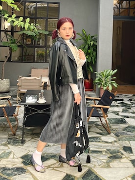 「NICE CLAUP（ナイスクラップ）のアイテム（アクセサリー）」を使った、★Yuki☆ 🇹🇼さん（レディース・157cm）の春コーディネート
