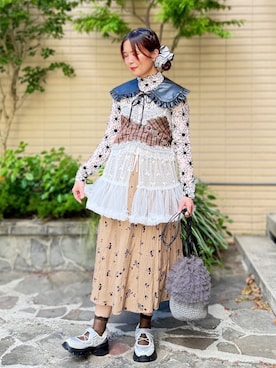 「アイテム（その他トップス）」を使った、★Yuki☆ 🇹🇼さん（レディース・157cm）の秋コーディネート