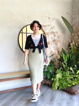 「NaRaYaのアイテム」を使った、★Yuki☆ 🇹🇼さん（レディース・157cm）の夏コーディネート