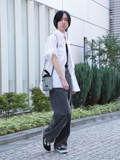 DND4DES*日本未入荷 ダーティーウォッシュド/ルーズ 上下Set Up D-CAGE RUNNER D-Cage Runner-Sneakers in TPU-trimmed ripstop