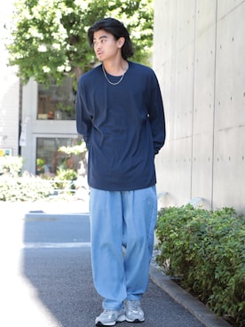 「New Balance」｜「アイテム（香水）」を使った、setup7_menさん（メンズ・184cm）の秋コーディネート