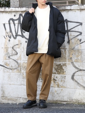 setup7_menさん（メンズ・176cm）の冬コーディネート