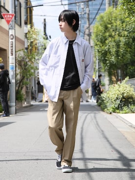 「RED KAP（レッドキャップ）のアイテム」を使った、setup7_menさん（メンズ・176cm）の春コーディネート