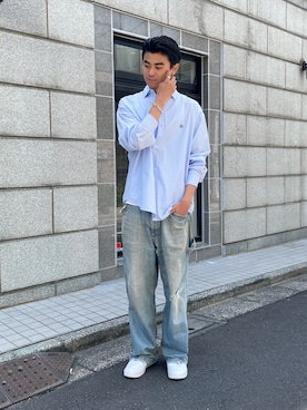「UNIQLO（ユニクロ）のアイテム（パンツ）」を使った、setup7_menさん（メンズ・184cm）の春コーディネート