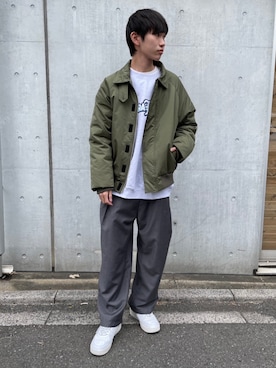 「WYM LIDNM（ウィム バイ リドム）のアイテム」を使った、setup7_menさん（メンズ・176cm）の冬コーディネート