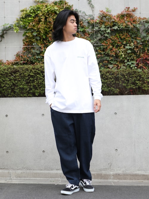 【Marking Distance】ホワイト ロンT 送料込  限定 YB シルキータッチロングスリーブTシャツ | YAMAGA Blanks