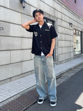 「UNIQLO（ユニクロ）のアイテム（パンツ）」を使った、setup7_menさん（メンズ・184cm）の春コーディネート