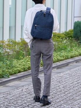 「スーツコーデ」｜setup7_menさん（メンズ・173cm）の秋コーディネート