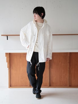 「ARMY TWILL（アーミーツイル）のアイテム（ジャケット/アウター）」を使った、setup7_menさん（メンズ・176cm）の春コーディネート