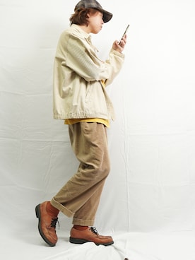 「PENDLETON（ペンドルトン）のアイテム（キャップ）」を使った、よりさん（メンズ・178cm）の秋コーディネート