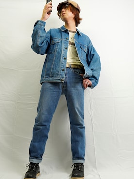 「OSHKOSH（オシュコシュ）のアイテム（ジャケット/アウター）」を使った、よりさん（メンズ・178cm）の秋コーディネート