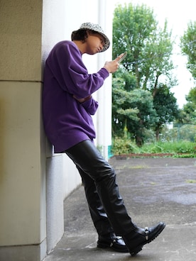 「TOGA（トーガ）のアイテム（シューズ）」を使った、よりさん（メンズ・178cm）の秋コーディネート