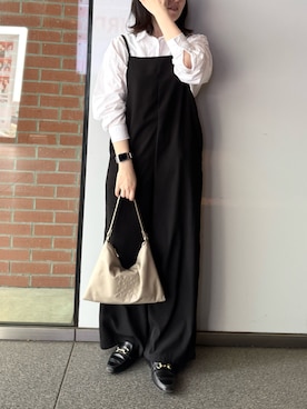 「シンフルコーデ」｜「アイテム（バッグ）」を使った、yktさん（レディース・158cm）の春コーディネート