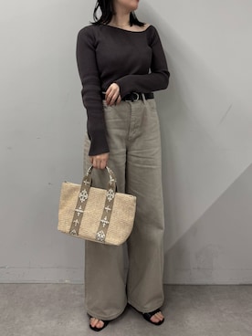 「russet（ラシット）のアイテム」を使った、yktさん（レディース・158cm）の春コーディネート