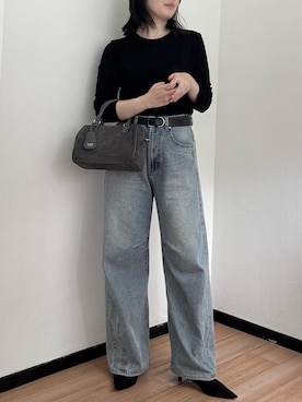 「russet（ラシット）のアイテム」を使った、yktさん（レディース・158cm）の秋コーディネート