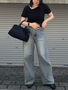 「russet（ラシット）のアイテム」を使った、yktさん（レディース・158cm）の秋コーディネート