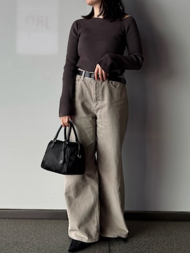 「russet（ラシット）のアイテム」を使った、yktさん（レディース・158cm）の春コーディネート