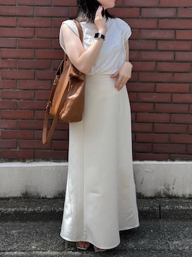 「150cm台コーデ」｜「アイテム（バッグ）」を使った、yktさん（レディース・158cm）の夏コーディネート