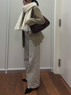 「russet（ラシット）のアイテム」を使った、yktさん（レディース・158cm）の秋コーディネート